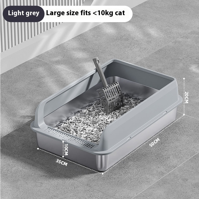 Stainless Steel Cat Litter Box