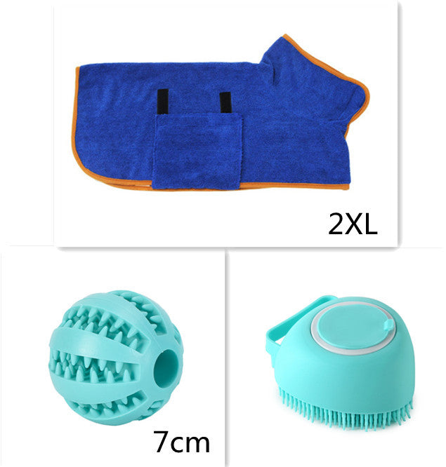 Pet Bath & Massage Glove Brush — Clean, Massage & Bond