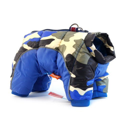 Insulated Teddy-Style Dog Winter Jacket / Cotton Down Coat