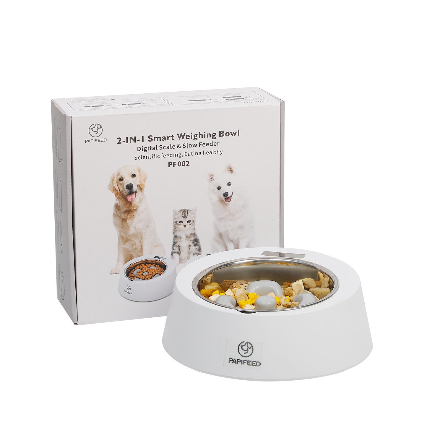 Intelligent FeedScale Pet Bowl — Balanced Meals, Happier Pets