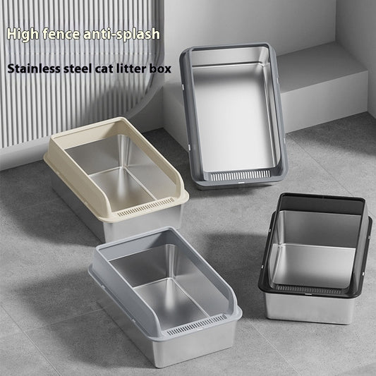 Stainless Steel Cat Litter Box