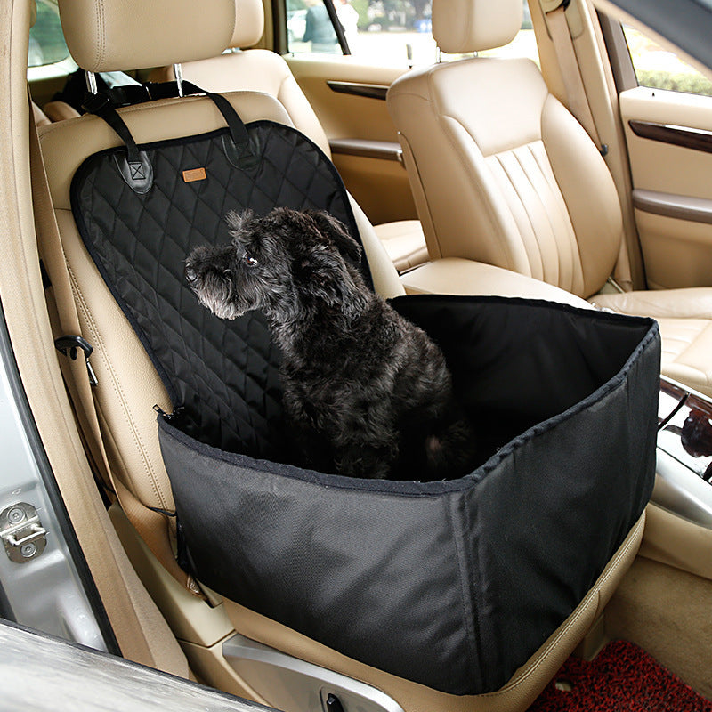 Pet Car Seat Mat with Thickened Waterproof Pad – Keep pet safe and Car seats clean.