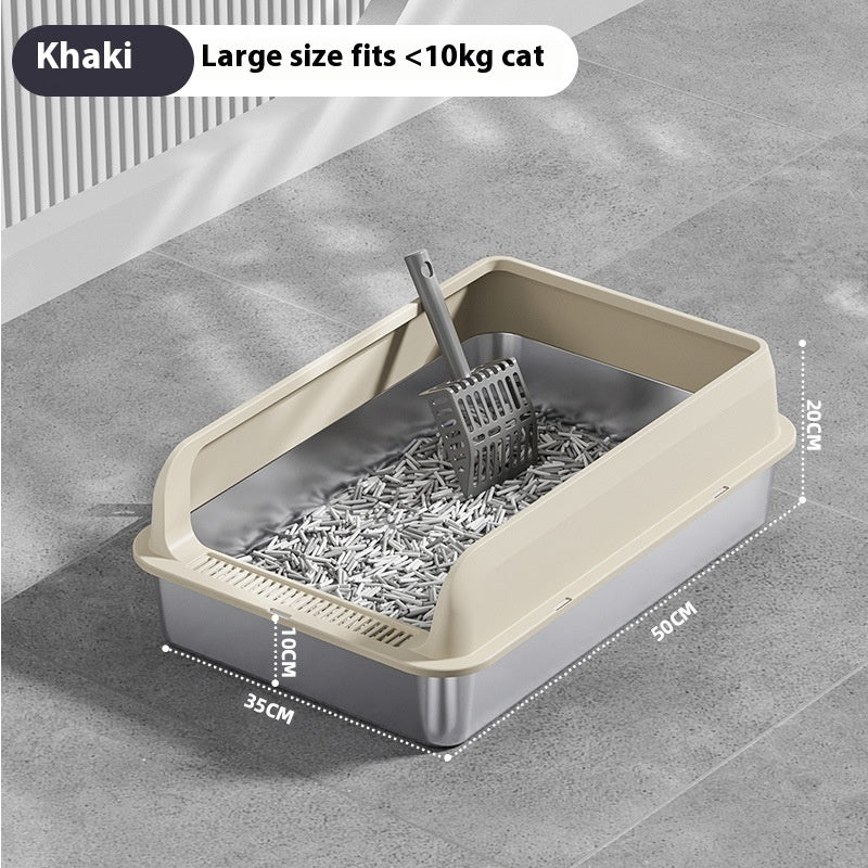 Stainless Steel Cat Litter Box