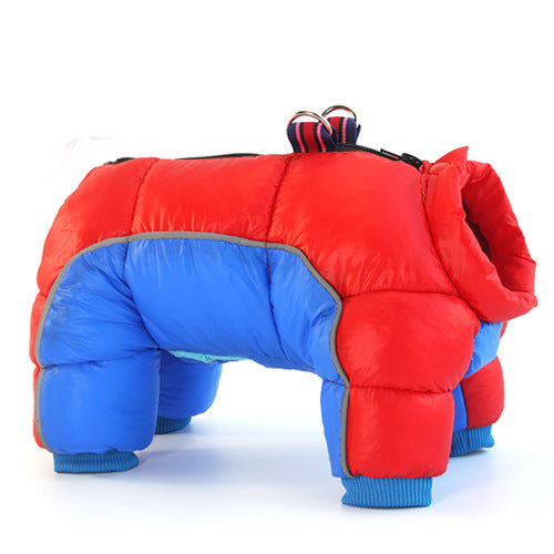 Insulated Teddy-Style Dog Winter Jacket / Cotton Down Coat