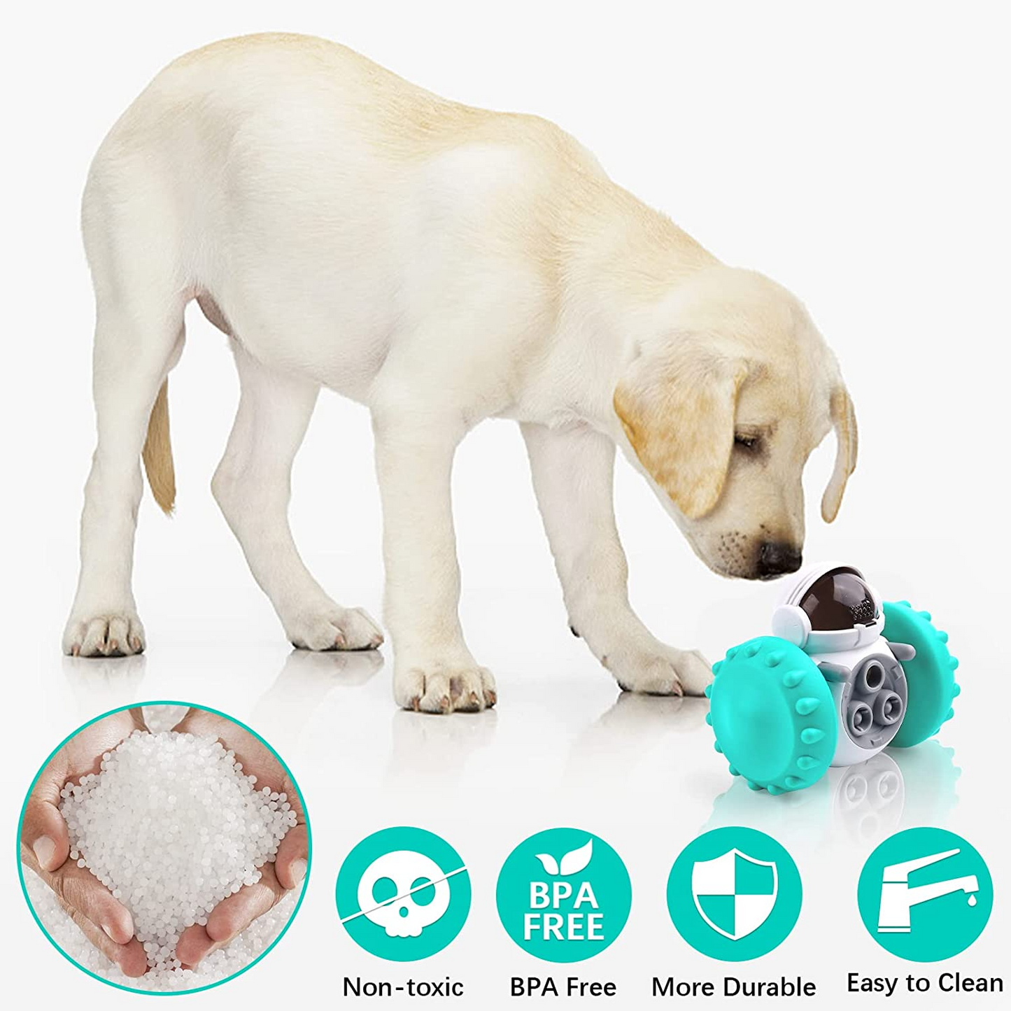 Slow-Feeding Interactive Pet Car Toy – Fun Educational Feeder for Dogs & Cats