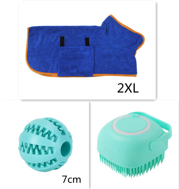 Pet Bath & Massage Glove Brush — Clean, Massage & Bond